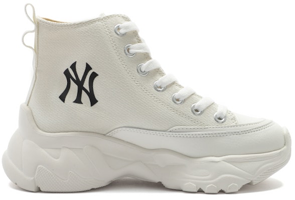 纽约洋基高帮厚底帆布鞋 '白色' 3ASHUL12N-50WHS Order 纽约洋基高帮厚底帆布鞋 '白色' 3ASHUL12N-50WHS