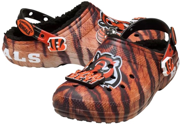 x NFL Crocs Classic Clog 'Cincinnati Bengala' 212733-90H Order x NFL Crocs Classic Clog 'Cincinnati Bengala' 212733-90H