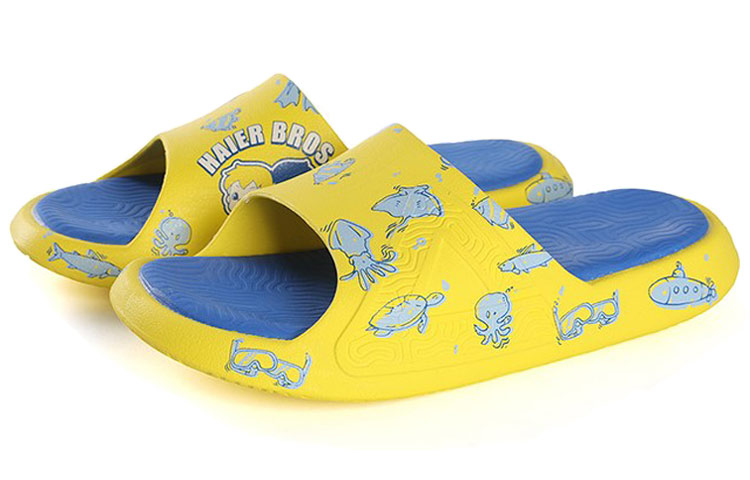 Order 匹克 态極 x 海爾兄弟 拖鞋 黃色