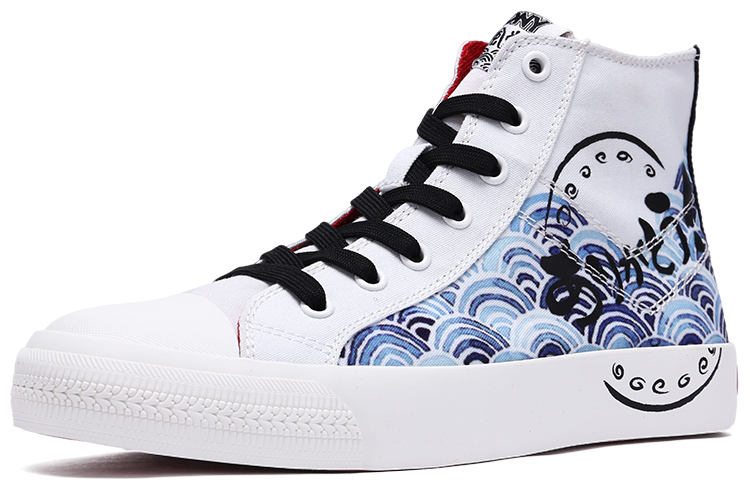 Order x PONY Ichiran Hoge Canvas Schoen ''Wit'' 03M1SH20RW