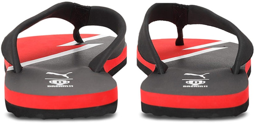 x Puma Dream11 Tanpa Tali 'Hitam Putih Merah' 386336-01 Shop x Puma Dream11 Tanpa Tali 'Hitam Putih Merah' 386336-01
