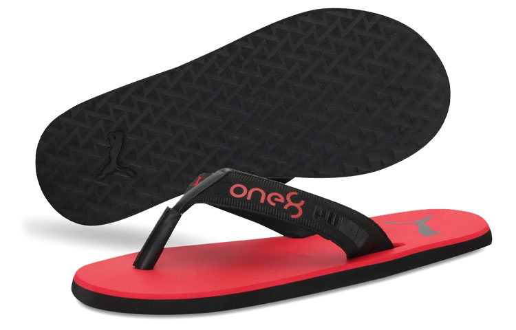 Shop x Puma One8 Virat Kohli Breeze Slides 'Red Black' 372571-03