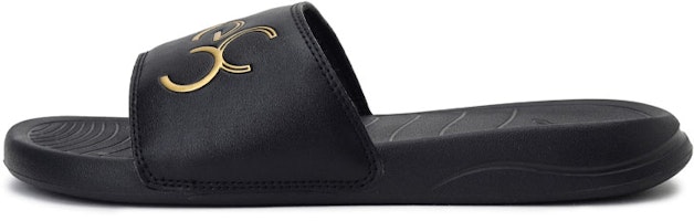 x Puma One8 Virat Kohli Popcat 20 Slides 'Black Gold' 373661-01 x Puma One8 Virat Kohli Popcat 20 Slides 'Black Gold' 373661-01