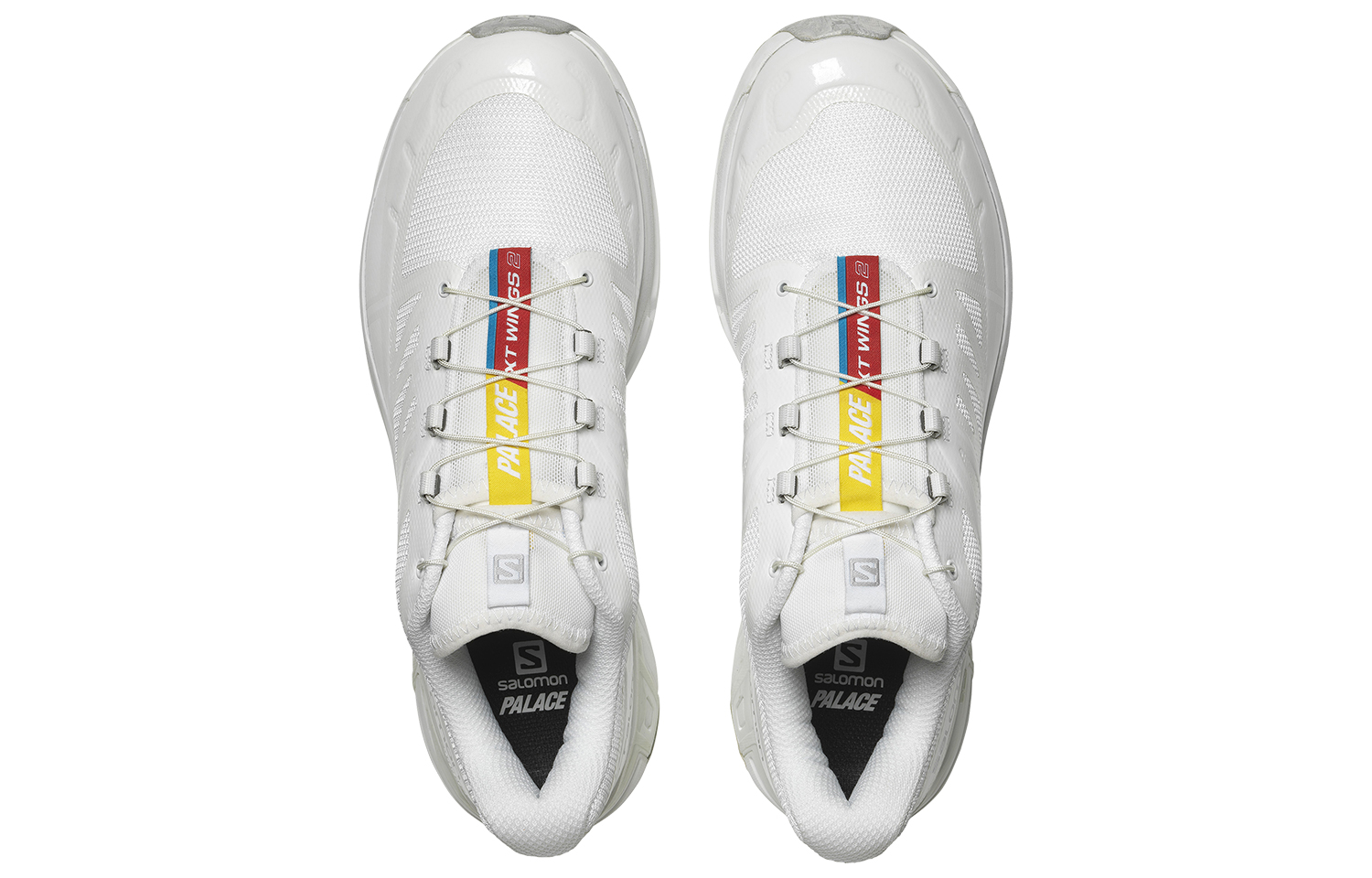 Shop PALACE x SALOMON 薩洛蒙 XT-Wings 2 舒適運動 耐磨 低筒 戶外功能鞋 男女款 白色