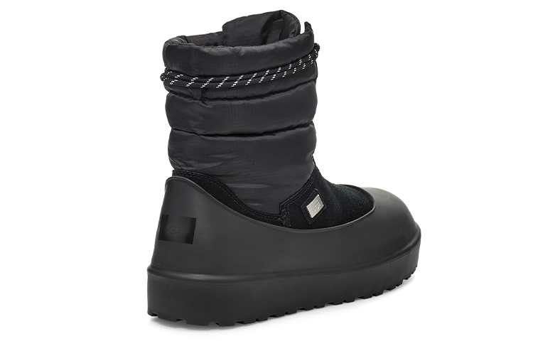 UGG Stampd Lace-Up Snow Boots Black 圖 4