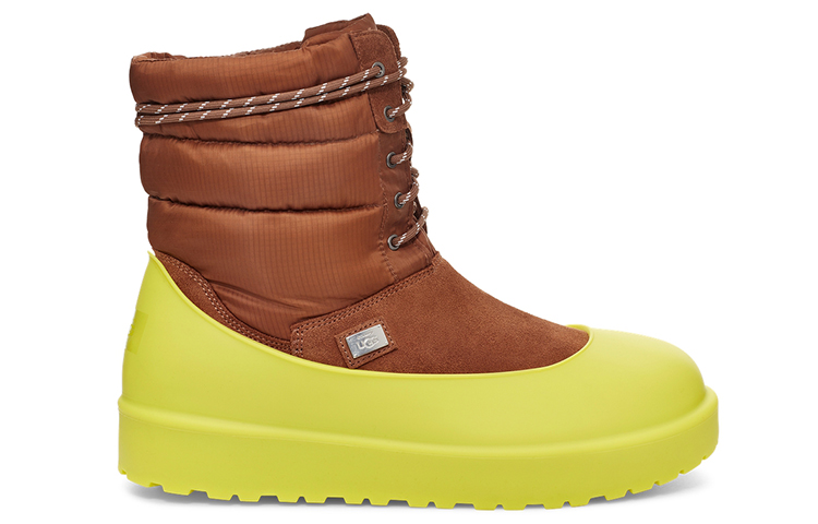 UGG Stampd Lace-Up Snow Boots Brown 圖 2