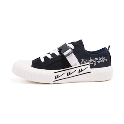 x Warrior Feiyue Canvas Strap 'Patchwork Black'