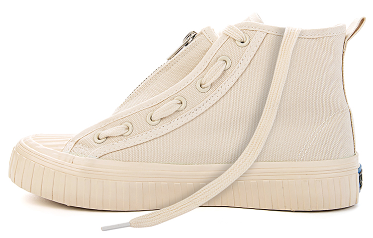 x Warrior Feiyue High-Top Zip Canvas 'Beige'