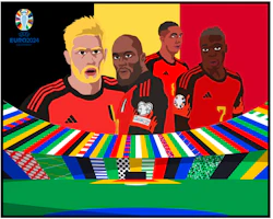 Xenon "In the Realm: Belgium Team" Limited Edition World Cup Art Canvas Decor. XenonQ20036 Xenon "In the Realm: Belgium Team" Limited Edition World Cup Art Canvas Decor. XenonQ20036