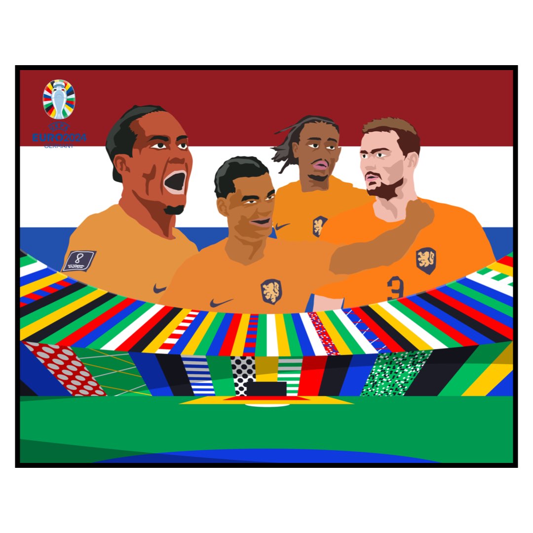 Xenon "Into the Field - Netherlands" Limited Edition World Cup Art Canvas Decor. XenonQ20039