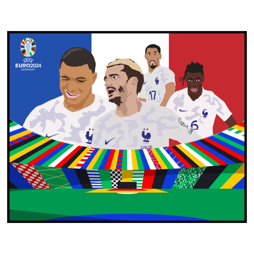 Xenon "Into the Game - France Team" Limited Edition World Cup Art Canvas Decor XenonQ20037