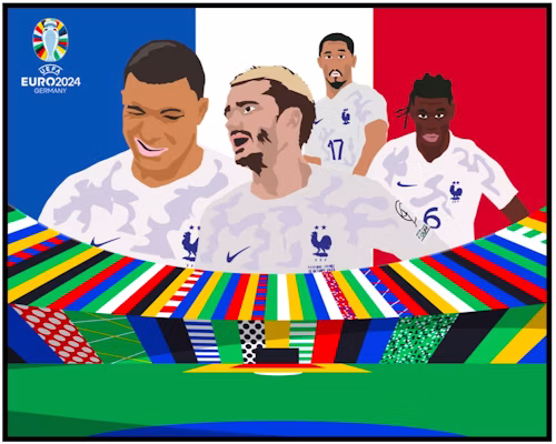 Xenon "Into the Game - France Team" Limited Edition World Cup Art Canvas Decor XenonQ20037 Buy Xenon "Into the Game - France Team" Limited Edition World Cup Art Canvas Decor XenonQ20037