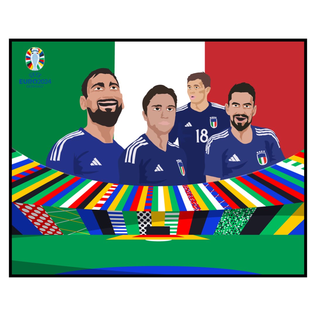 Xenon Limited Edition Italy Team World Cup Art Print Canvas Framed Decor Gift XenonQ20034