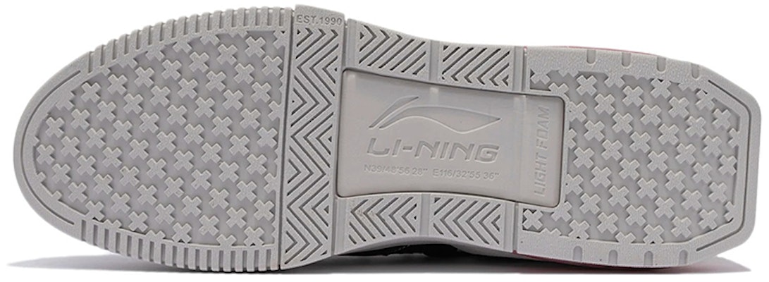 LiNing李寧 啟源 防滑減震耐磨 低筒 板鞋 黑灰 Shop LiNing李寧 啟源 防滑減震耐磨 低筒 板鞋 黑灰