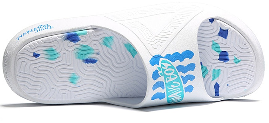 Peak Xiaolangpao x TaiJi Slide 'Blue White' E02521L Shop Peak Xiaolangpao x TaiJi Slide 'Blue White' E02521L