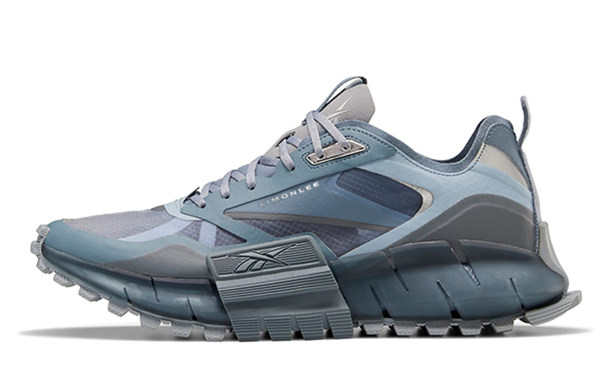 Ximon Lee x Reebok Zig Kinetica Horizon Edge 'Snake Pack - Metallic Grey Navy' H68735