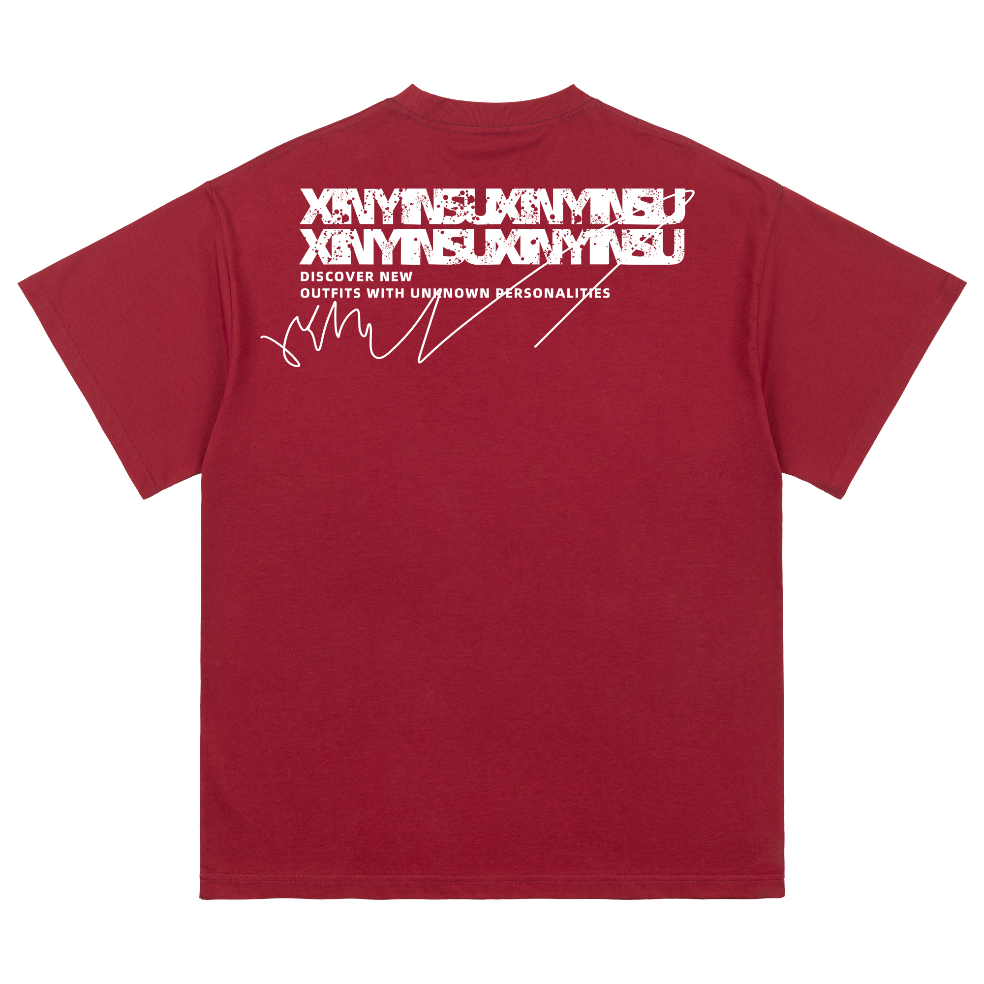 XINYINSU Retro Logo Print Loose-Fit Cool Sorona Moisture-Wicking Unisex T-Shirt X12565161