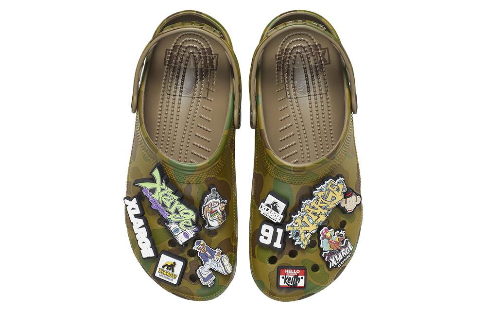 Shop Crocs XLARGE x Classic Clog 'Loreng Camo' 208878-960