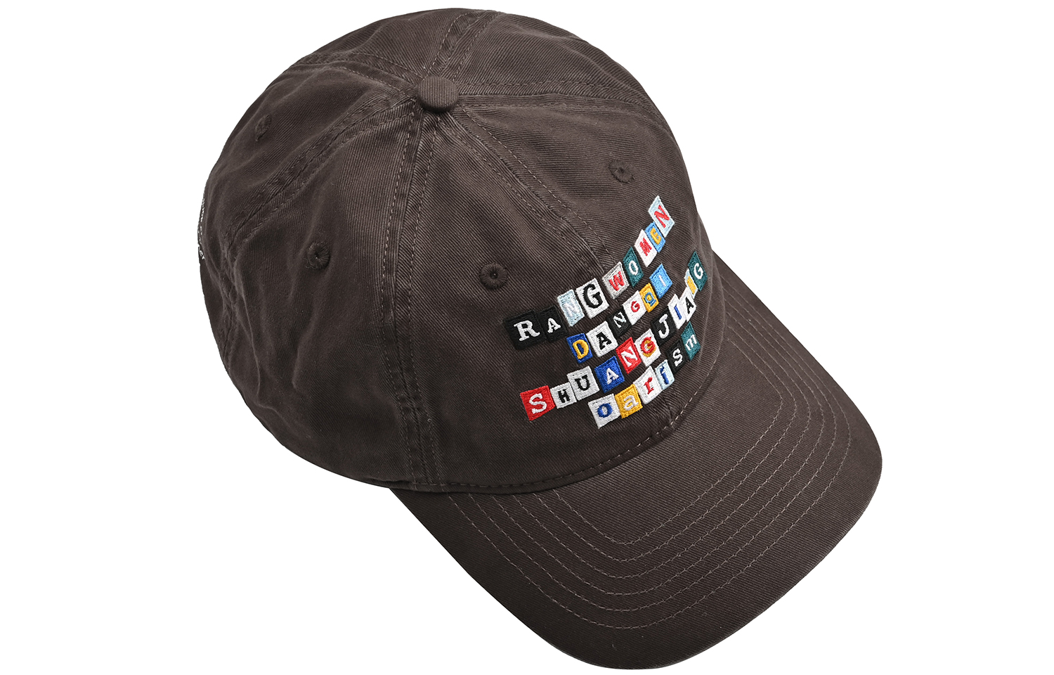 Xotic Barrage Cap x Oarism Slogan Embroidery Washed Baseball Cap Unisex OAR-SS23-Z010