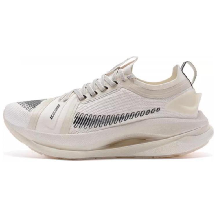 Xtep ACE Flow Running Shoes Pink/Black - Comfortable, Cushioned, Durable. 976119110085 Ivory Powder/Black