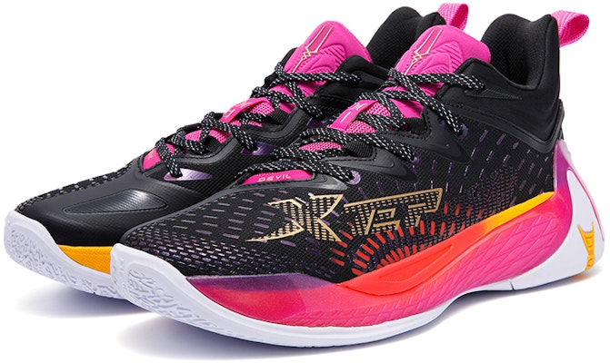 Xtep Battle Basketball Shoes 'Black Pink Demon Gift Box' XEMSD2021 Purchase Xtep Battle Basketball Shoes 'Black Pink Demon Gift Box' XEMSD2021