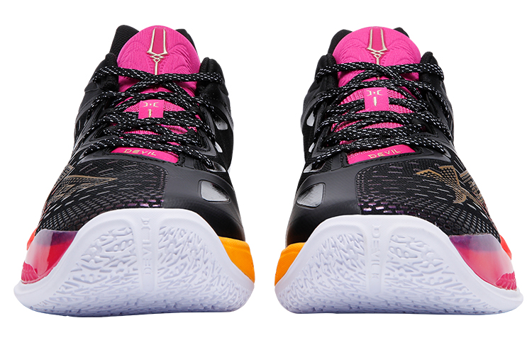 Details for Xtep Battle Basketball Shoes 'Black Pink Demon Gift Box' XEMSD2021