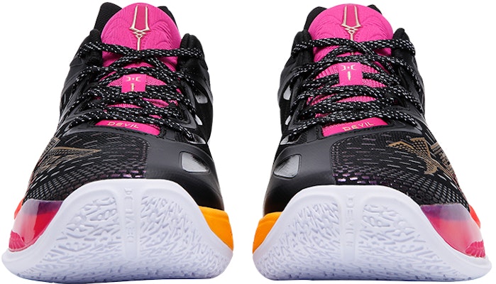 Xtep Battle Basketball Shoes 'Black Pink Demon Gift Box' XEMSD2021 Details for Xtep Battle Basketball Shoes 'Black Pink Demon Gift Box' XEMSD2021