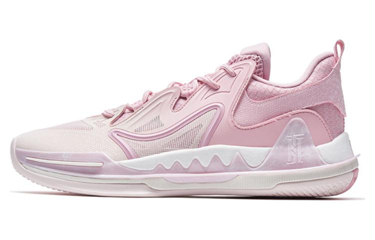 Xtep Jinzhan 1 V2 Low-Top Pink Basketball Shoes for Men - Cushioning & Durable 877219120008 Retro Pink/Pure Pink