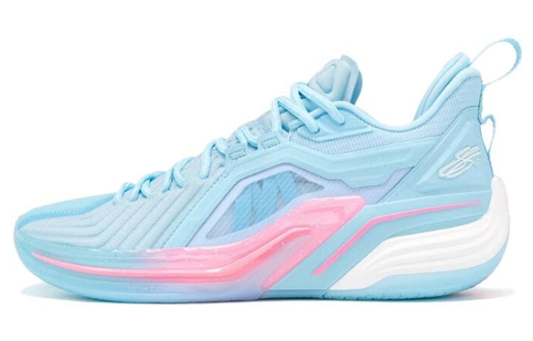 Xtep JLIN3 Jeremy Lin Low-Top Basketball Shoes Cloud Blue Comfort & Cushioning 977219120008 Cirrus Blue