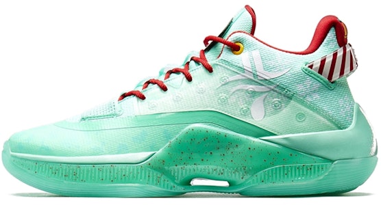 特步 遊雲4代 林書豪戰靴 低筒 籃球鞋 男款 綠紅 Buy 特步 遊雲4代 林書豪戰靴 低筒 籃球鞋 男款 綠紅