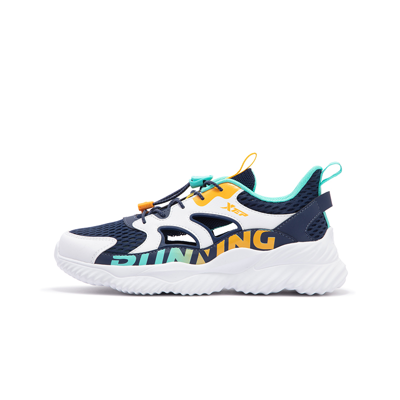 XTEP Light Oxygen Lightweight Running Shoes Deep Blue White Low-Top 676216119185 Deep Blue/Xtep White