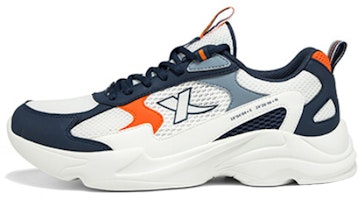 Xtep Mesh Breathable Comfort Low-Top Dad Shoe 'Deep White Blue' 879219327552 Xtep Mesh Breathable Comfort Low-Top Dad Shoe 'Deep White Blue' 879219327552