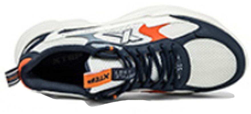 Xtep Mesh Breathable Comfort Low-Top Dad Shoe 'Deep White Blue' 879219327552 Lookbook Xtep Mesh Breathable Comfort Low-Top Dad Shoe 'Deep White Blue' 879219327552