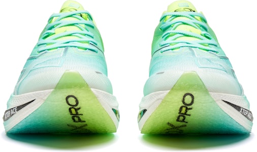 特步 競速160X 5.0 防滑減震 低幫 跑步鞋 男款 藍綠 Details for 特步 競速160X 5.0 防滑減震 低幫 跑步鞋 男款 藍綠