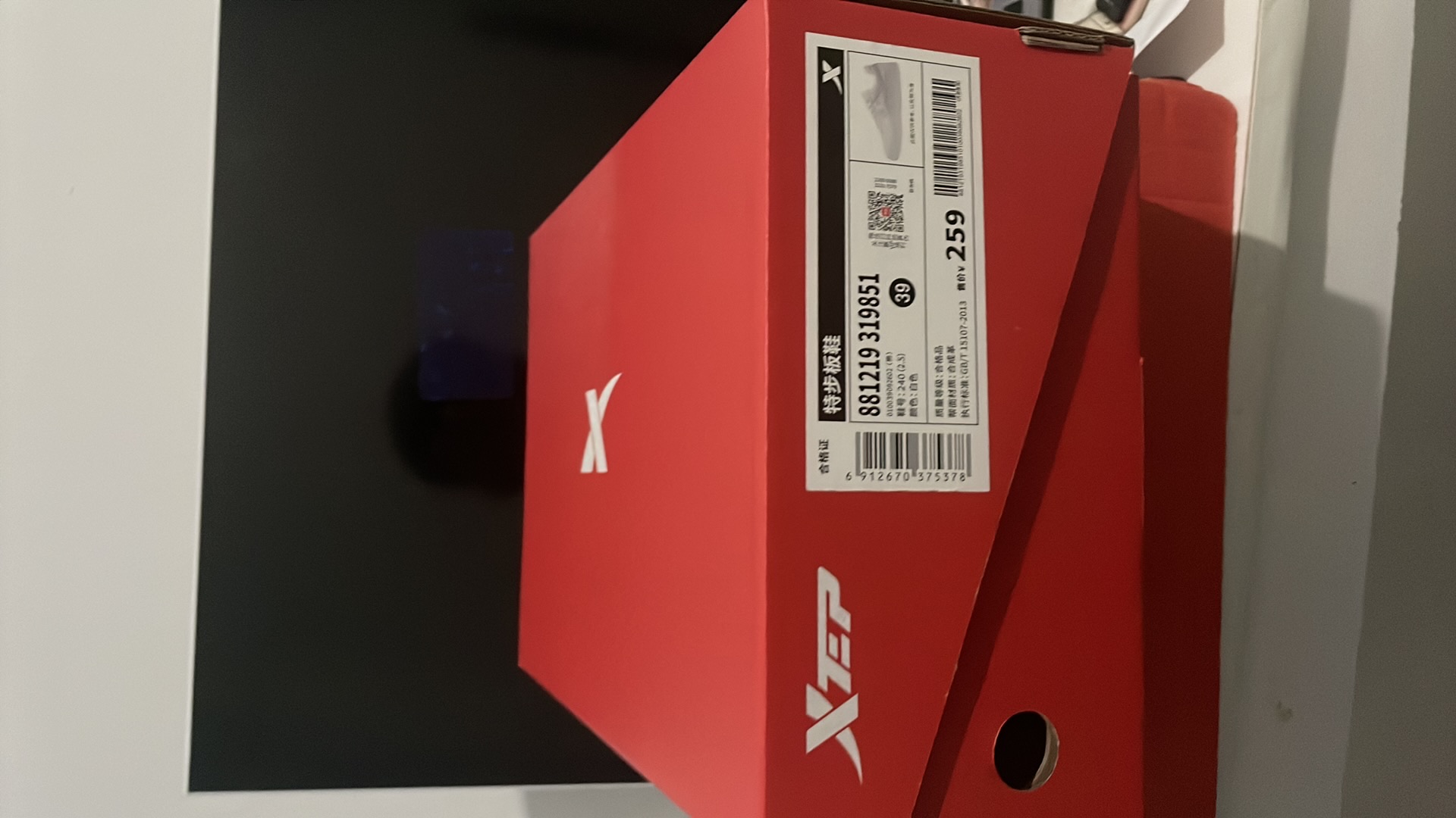 Lookbook 特步滑板运动鞋 'N/A' 881219319851