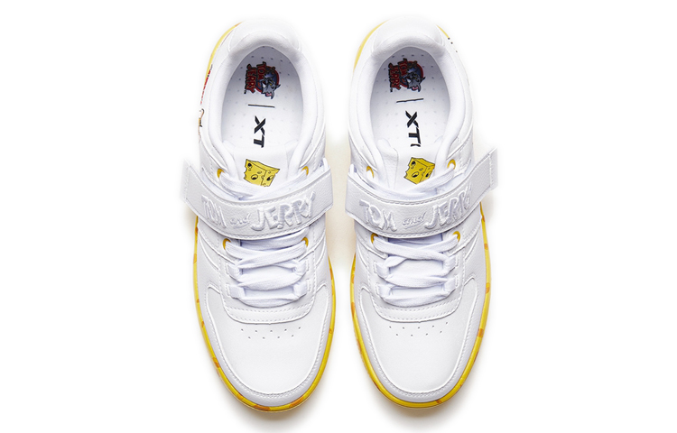Xtep Tom & Jerry Velcro Low 'White Yellow' 圖 2