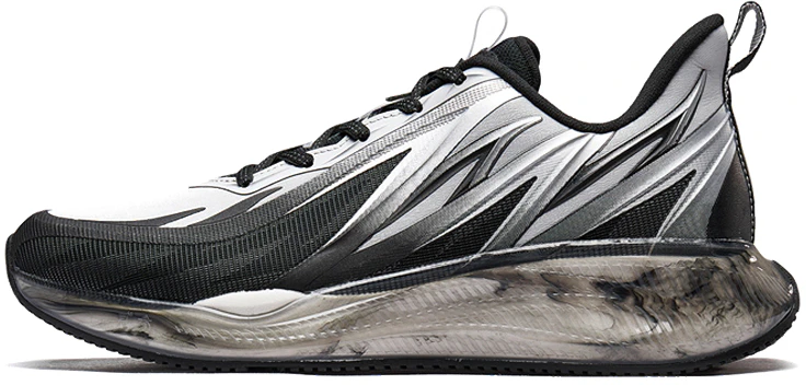 xtep-wind-fire-23-running-shoes-silver-black-anti-slip-cushioning-low-top-980419110998-silver-black