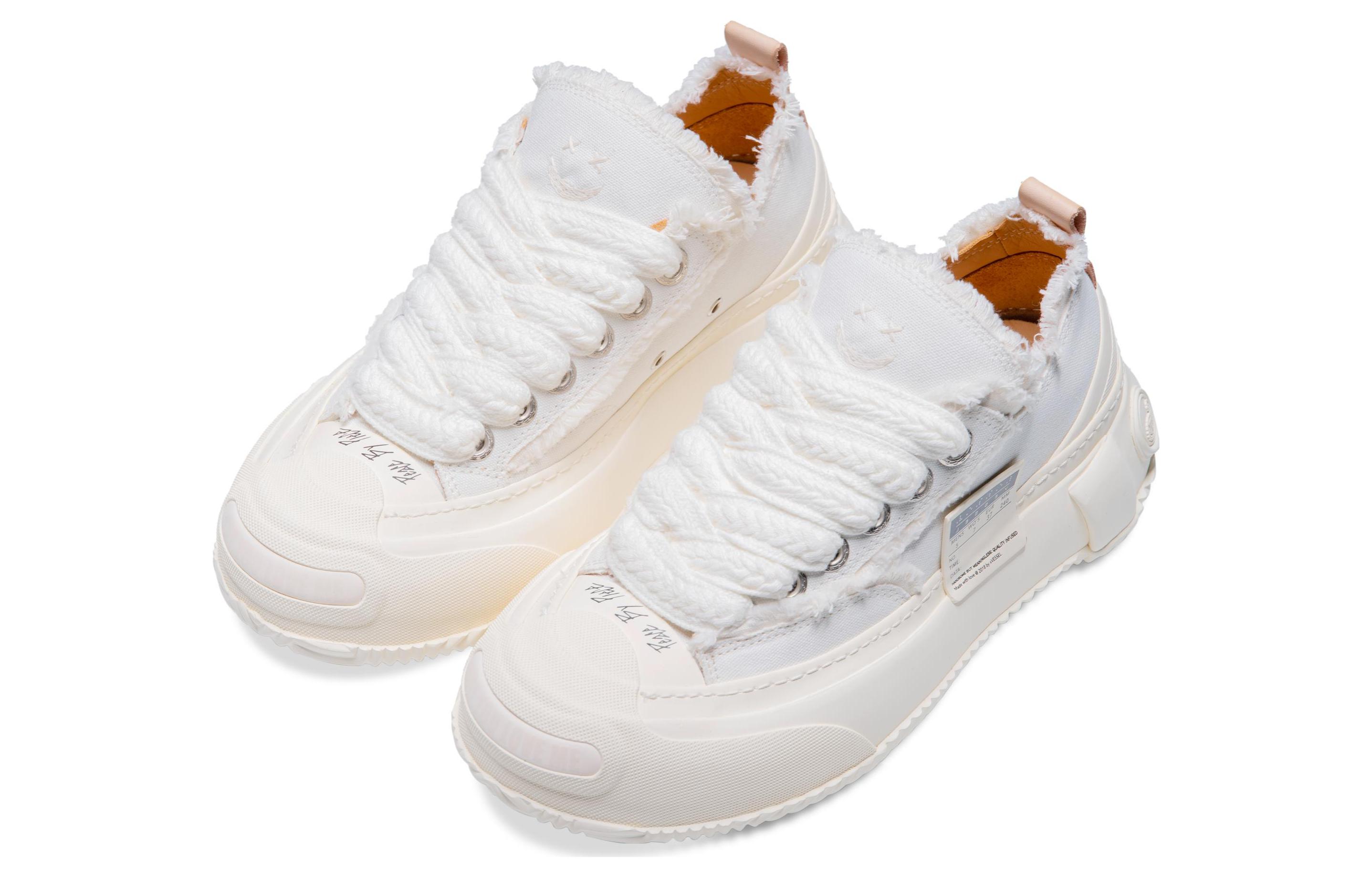 Purchase xVESSEL G.O.P. 2.0 MARSHMALLOW 經典款 低筒 防滑耐磨輕便 帆布鞋 男女通用 白色