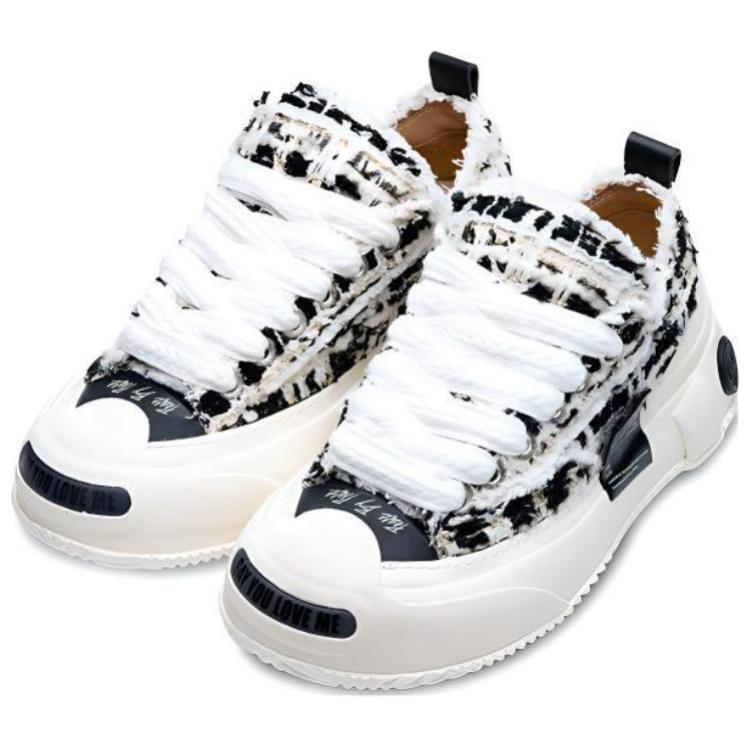 Lookbook xVESSEL G.O.P. 2.0 MARSHMALLOW 經典低筒 粗花呢時尚帆布鞋 男女共款 黑白 黑標棉花糖