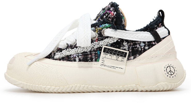 xVESSEL g.o.p. 2.0 棉花糖低筒 "黑色粗花呢" 光感變色帆布鞋 男女同款 黑白 Order xVESSEL g.o.p. 2.0 棉花糖低筒 "黑色粗花呢" 光感變色帆布鞋 男女同款 黑白