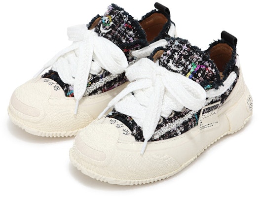 xVESSEL g.o.p. 2.0 棉花糖低筒 "黑色粗花呢" 光感變色帆布鞋 男女同款 黑白 Details for xVESSEL g.o.p. 2.0 棉花糖低筒 "黑色粗花呢" 光感變色帆布鞋 男女同款 黑白