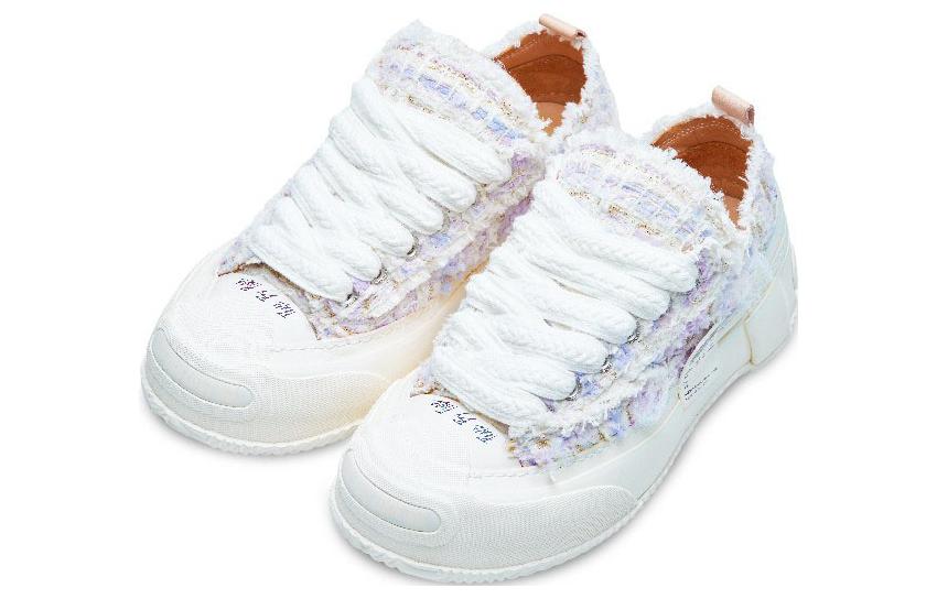 Order xVESSEL G.O.P. 2.0 棉花糖薰衣草粗花呢低幫帆布鞋 紫色 男女同款