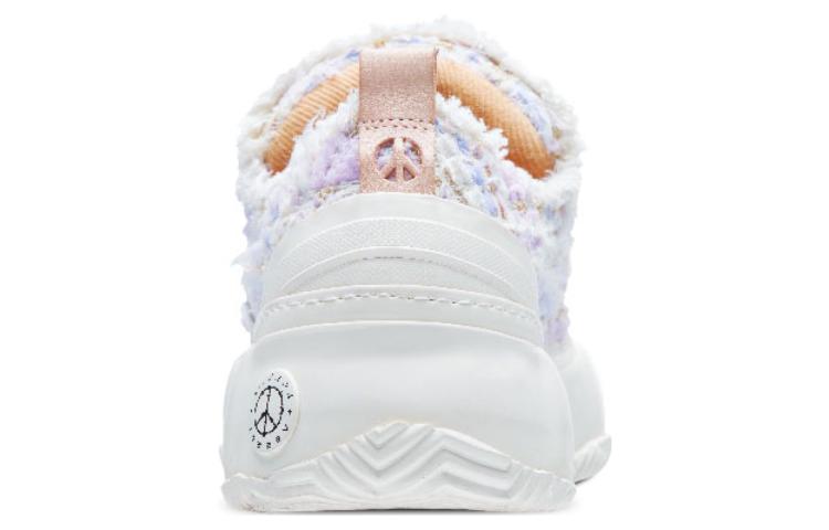 Shop xVESSEL G.O.P. 2.0 棉花糖薰衣草粗花呢低幫帆布鞋 紫色 男女同款