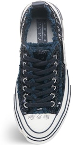 xVESSEL 暗夜女皇 摩登雙面亮片 設計感 小眾厚底 耐磨防滑 低筒 帆布鞋 男女同款 黑色 Shop xVESSEL 暗夜女皇 摩登雙面亮片 設計感 小眾厚底 耐磨防滑 低筒 帆布鞋 男女同款 黑色