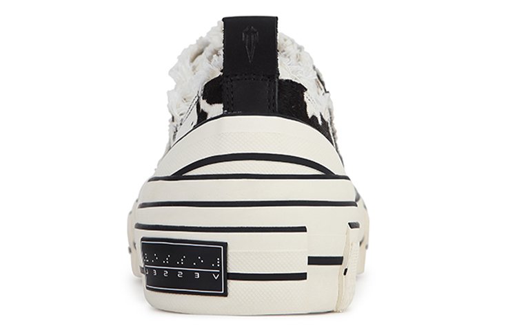 Details for 【10月31日20點 得物限時補貨50雙】 xVESSEL G.O.P. Lows “Cow Print“ 牛奶 馬鬃軟木塞硫化 防滑耐磨 低筒 帆布鞋 黑白色