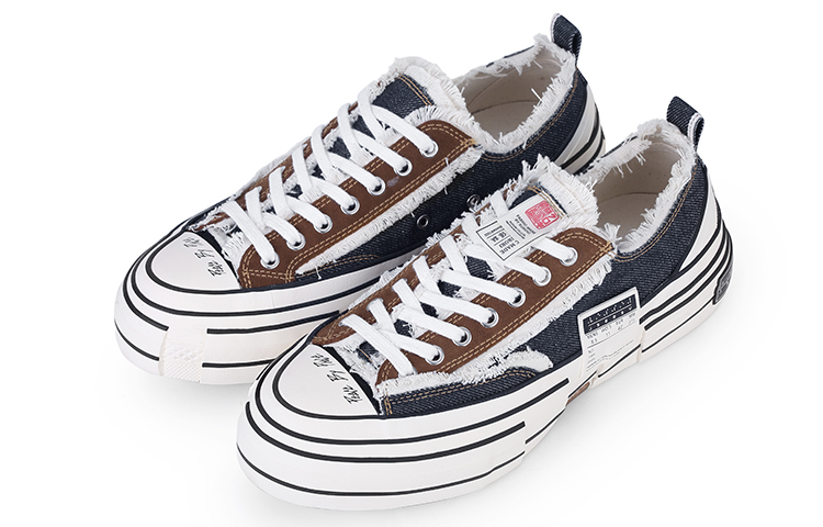 Shop xVESSEL G.O.P. 低帮鞋 '牛仔蓝' F21X25B