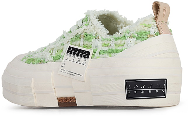 xVESSEL G.O.P. Lows “Grass Tweed“ 低筒軟木塞硫化鞋 低筒 帆布鞋 男女同款 綠色 光感變色 Cheap xVESSEL G.O.P. Lows “Grass Tweed“ 低筒軟木塞硫化鞋 低筒 帆布鞋 男女同款 綠色 光感變色