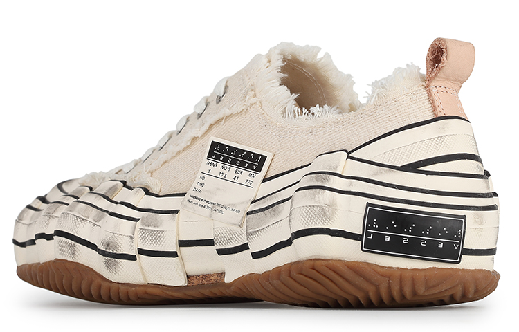 Lookbook xVESSEL G.O.P. Lows O.G. White Distortion 基因突變 潮流 耐磨防滑 低筒 帆布鞋 男女同款 白棕