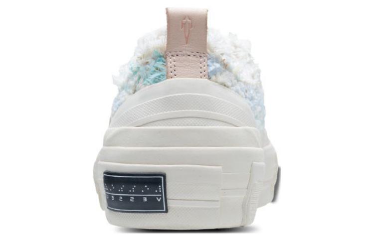 Purchase 【10月31日20點 得物限時補貨50雙】 xVESSEL G.O.P. Lows “Pastel Mixed Tweed“ 粗花呢 潮流時尚 低筒 硫化帆布鞋 男女同款 藍色