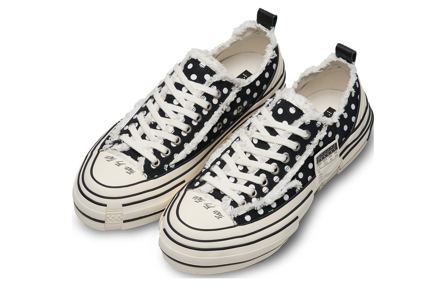 Lookbook xVESSEL G.O.P. 低帮帆布鞋 '波尔卡圆点' S23X07B